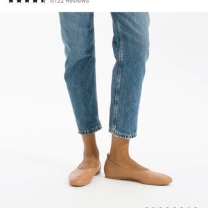 EUC Everlane the Italian leather day glove, tan